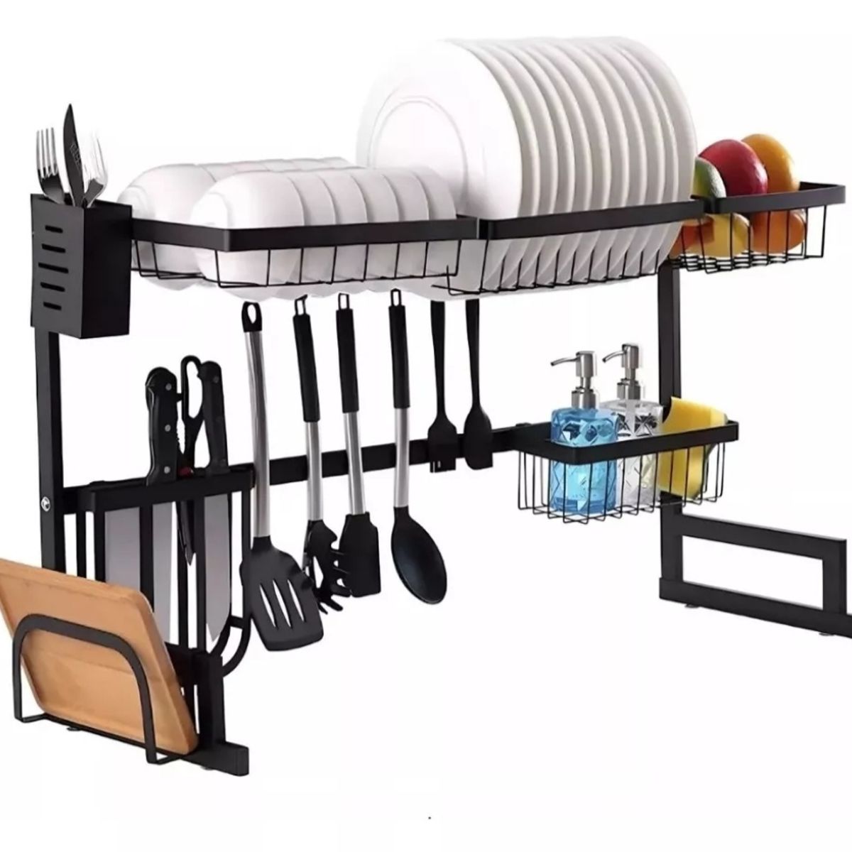 GENERICO - Rack Escurridor Seca Plato Organizador Multifuncional 65 Cm