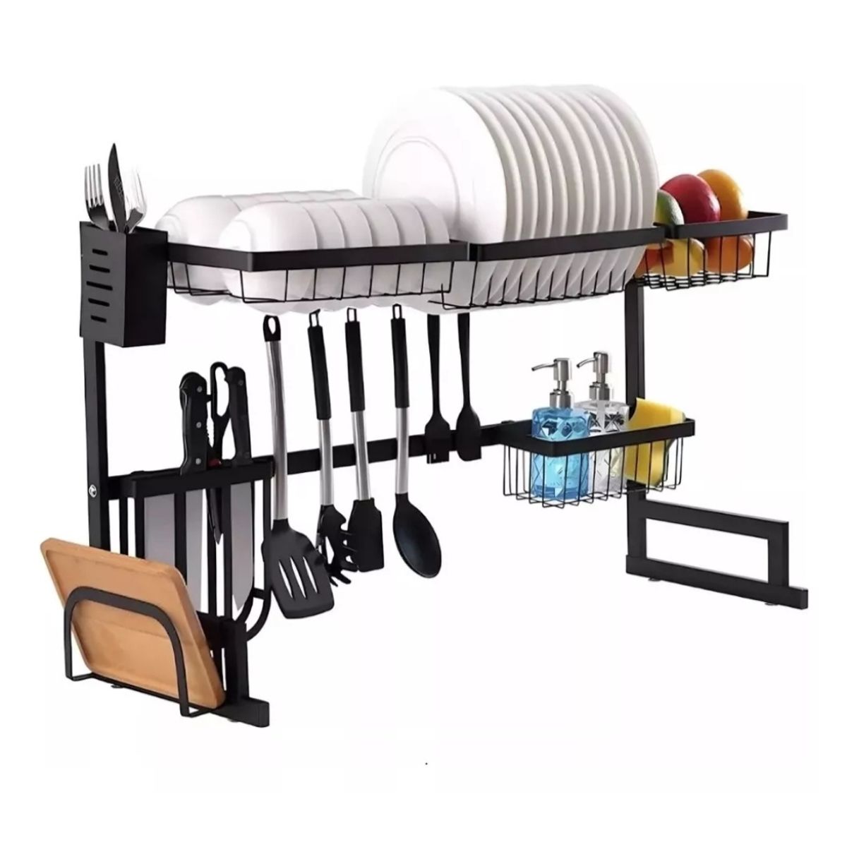 GENERICO - Rack Escurridor Seca Plato Organizador Multifuncional 65 Cm