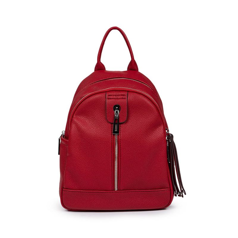 TODOPIEL - Mochila Ecocuero Mujer Rojo Todopiel