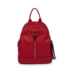 TODOPIEL - Mochila Ecocuero Mujer Rojo