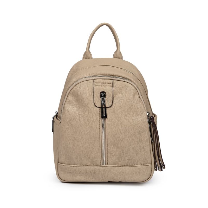 TODOPIEL - Mochila Ecocuero Mujer Beige Todopiel