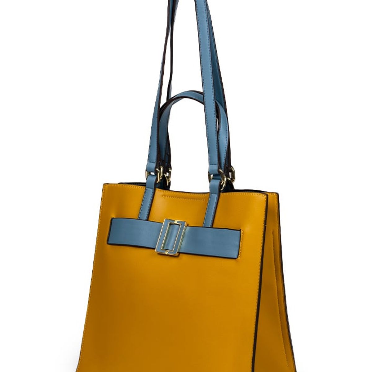 TODOPIEL - Cartera Cuero Mujer Amarillo Todopiel