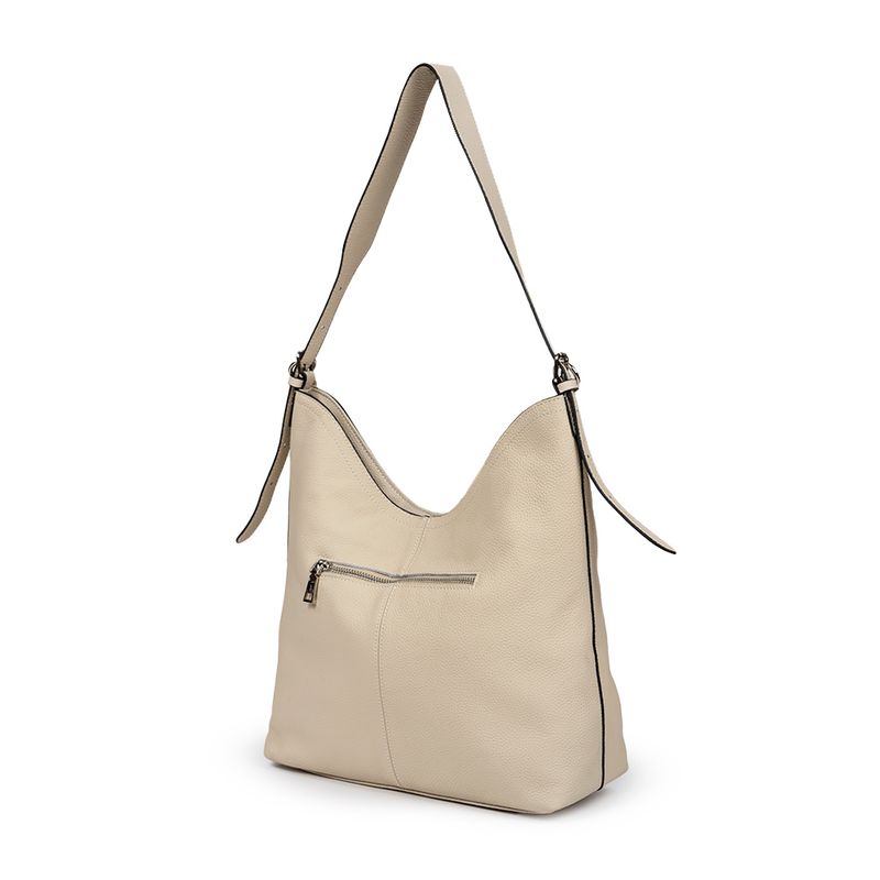 TODOPIEL Cartera Cuero Mujer Blanco Invierno Todopiel