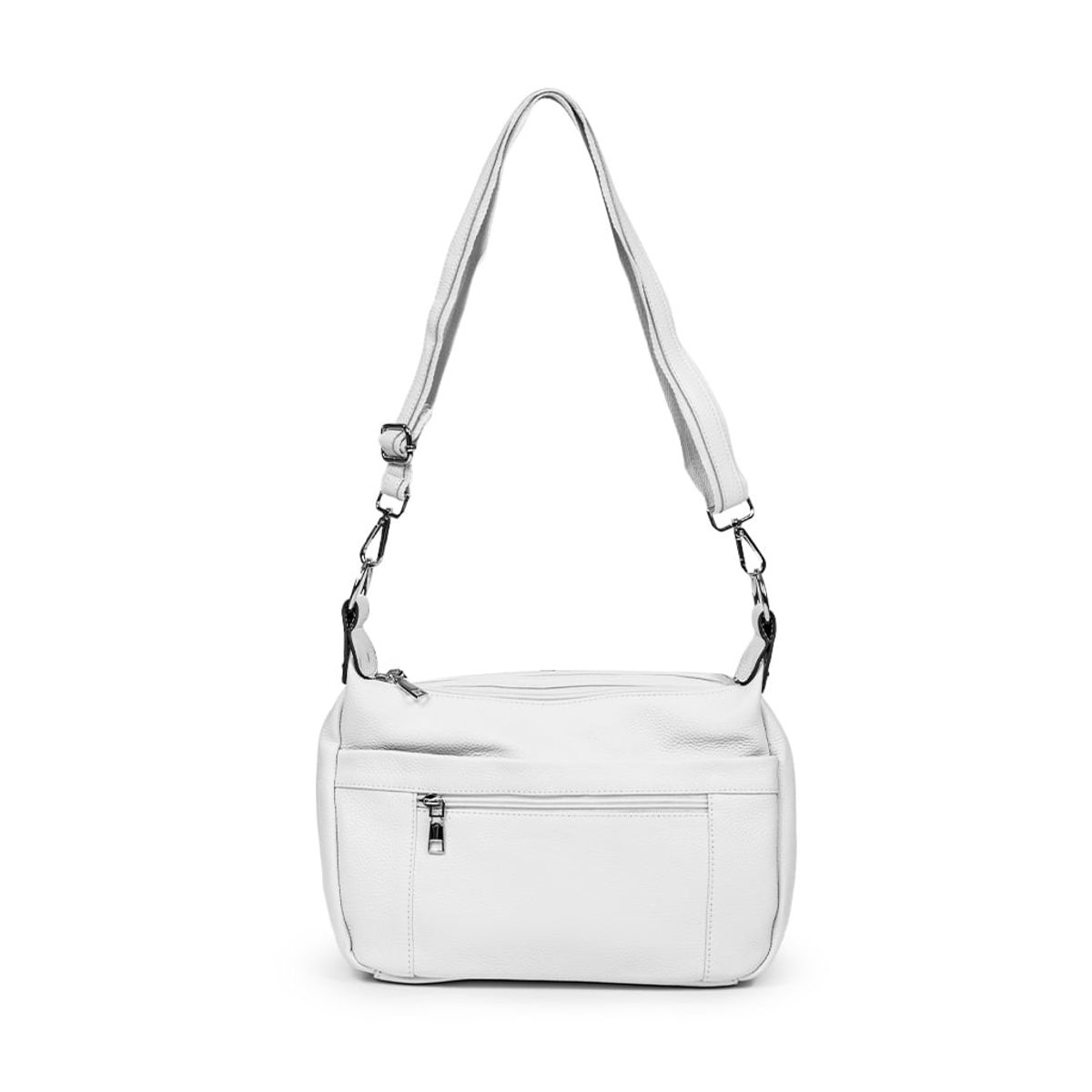 TODOPIEL - Cartera Cuero Mujer Blanco Todopiel.---