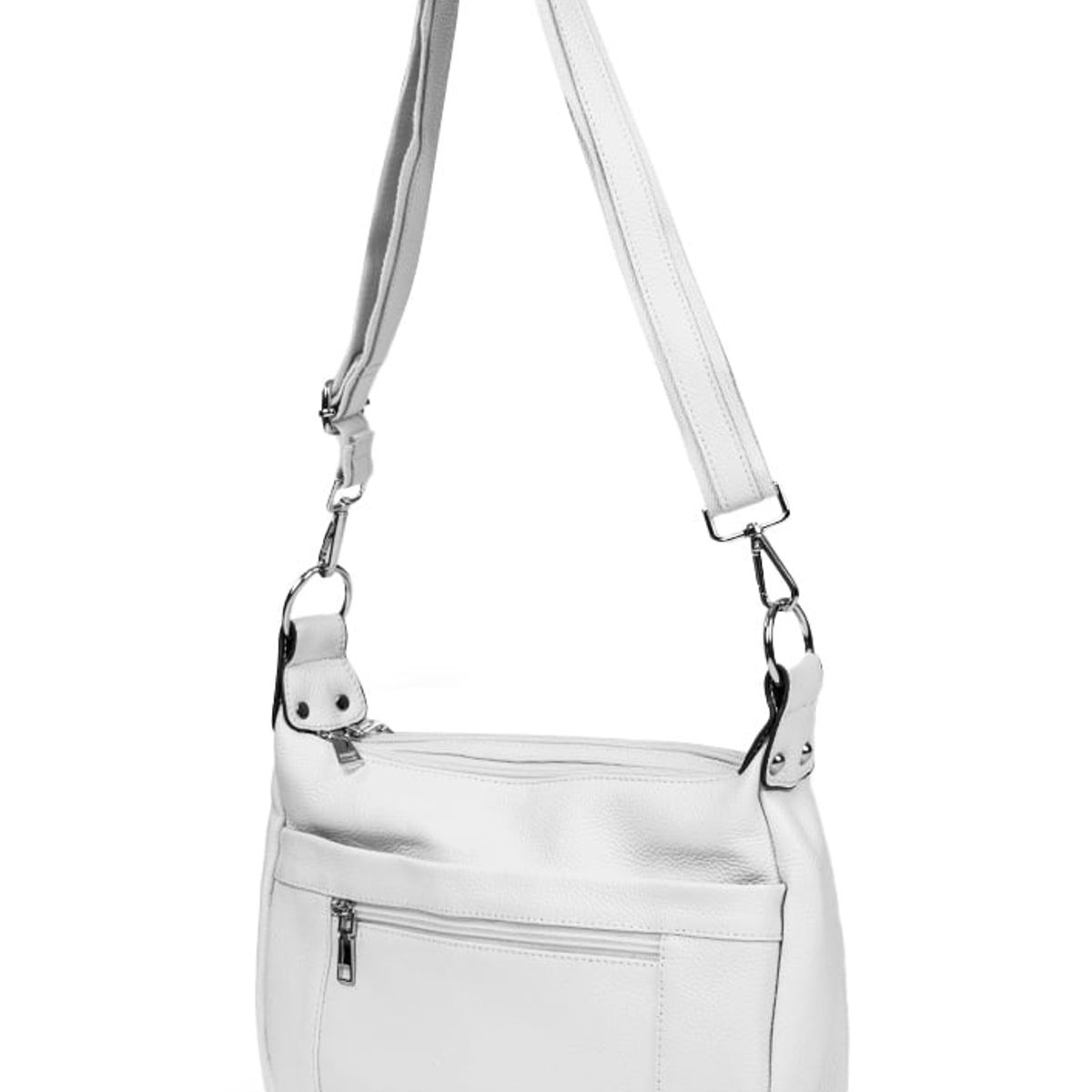 TODOPIEL - Cartera Cuero Mujer Blanco Todopiel.---