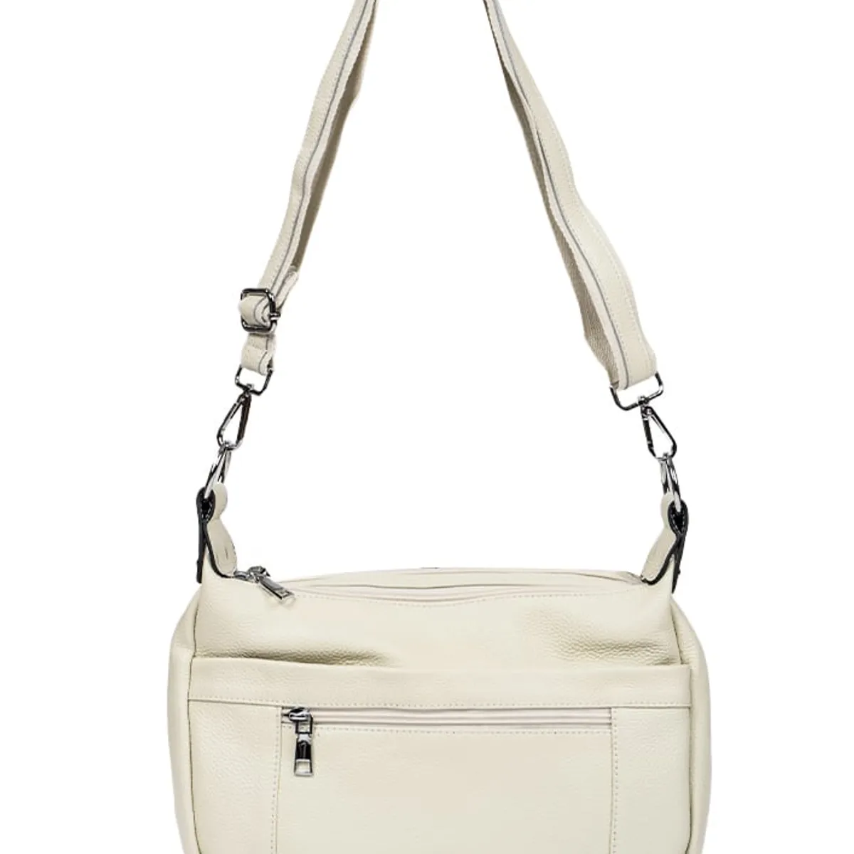 TODOPIEL - Cartera Cuero Mujer Blanco Invierno Todopiel