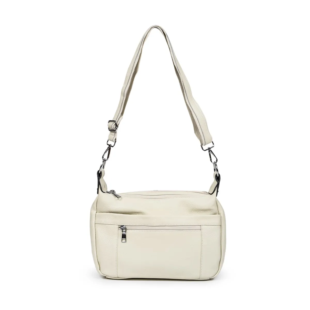 TODOPIEL - Cartera Cuero Mujer Blanco Invierno Todopiel