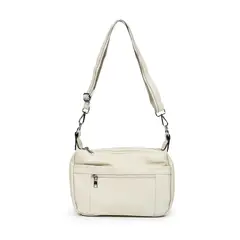 TODOPIEL - Cartera Cuero Mujer Blanco Invierno