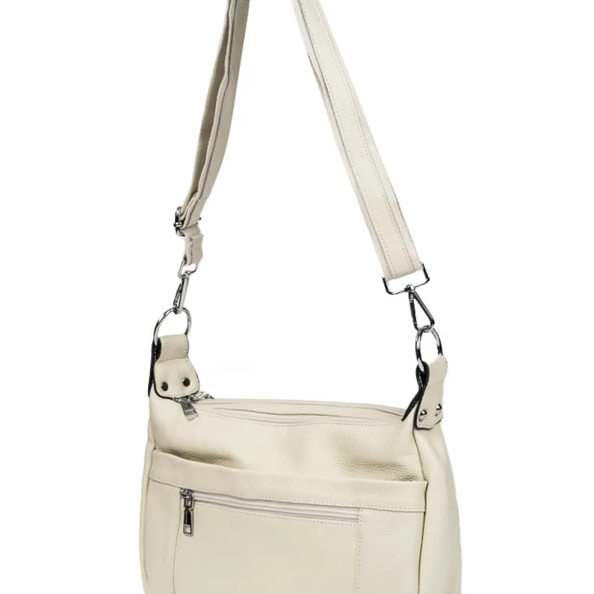 TODOPIEL - Cartera Cuero Mujer Blanco Invierno Todopiel