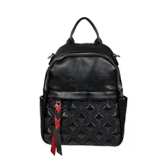 TODOPIEL - Mochila Cuero Mujer Negro