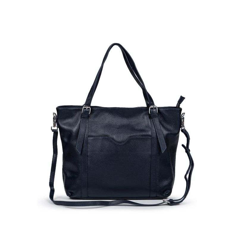 TODOPIEL - Cartera Cuero Mujer Azul Marino Todopiel