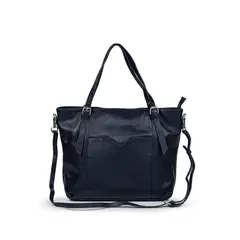 TODOPIEL - Cartera Cuero Mujer Azul Marino