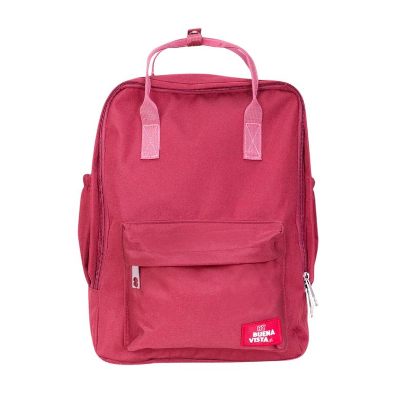 BUENAVISTA - Mochila Impermeable para Notebook 15 Big Bike Burdeos