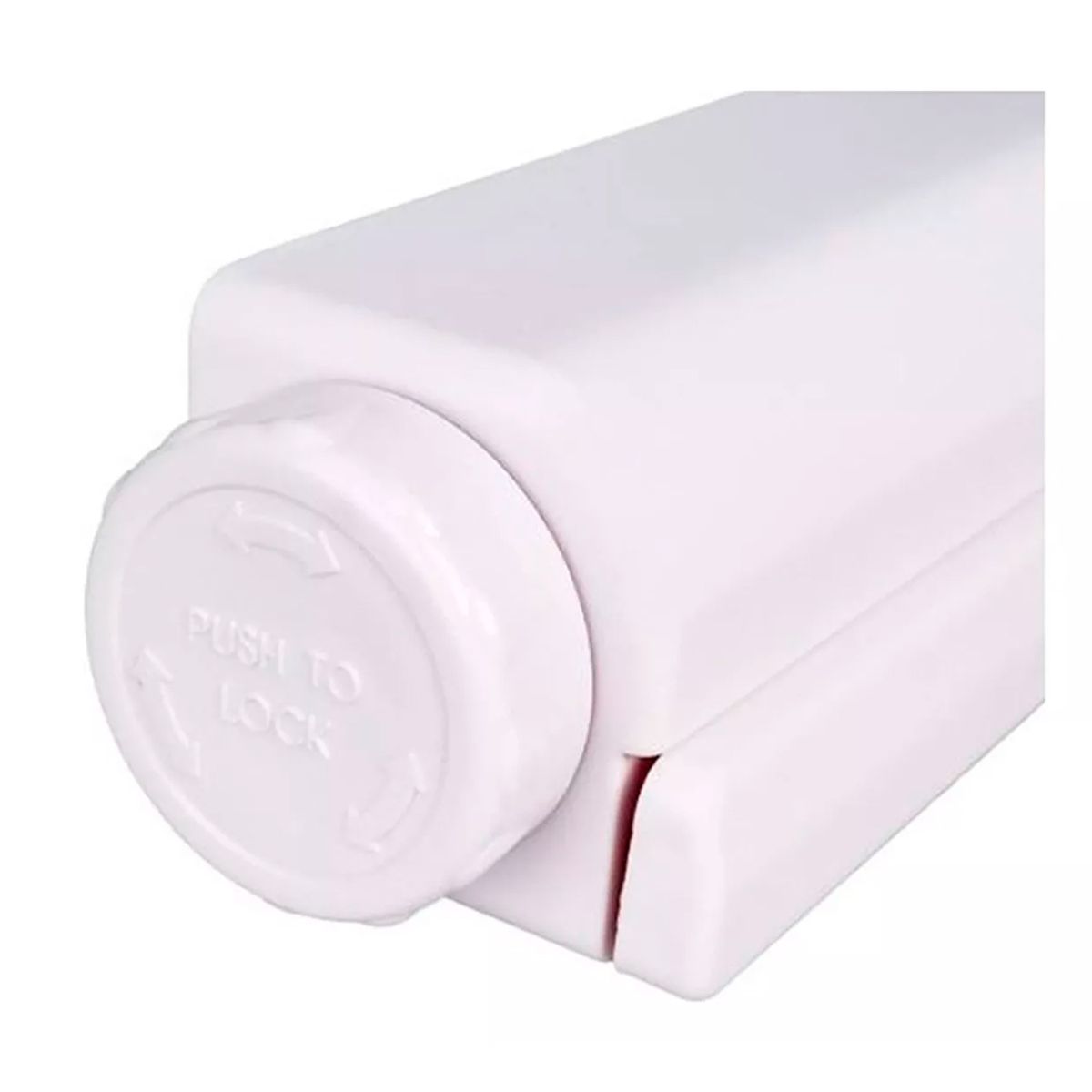GENERICO - Tendedero Secador Ropa Retráctil De Pared  Color Blanco