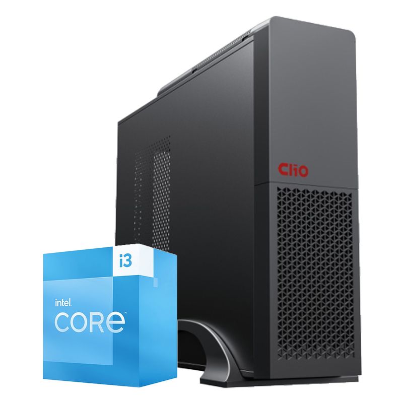 HYPERPC - PC oficina mini INTEL CORE i3 13100 8gb DDR5 500Gb UHD 730 WiFi