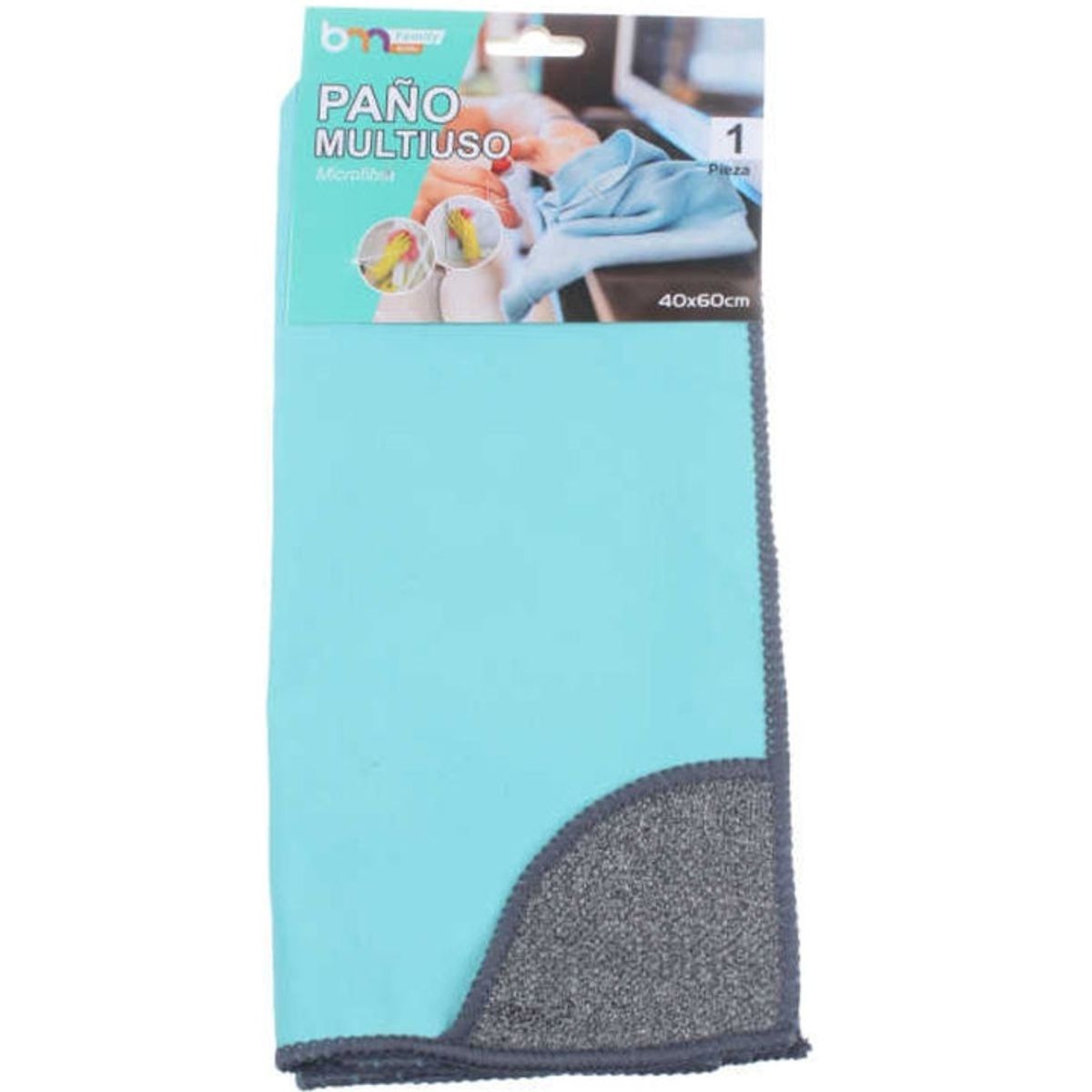 GENERICO - Paño Multiuso Microfibra Limpieza 60x39Cm