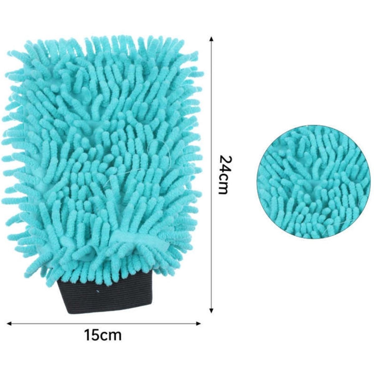 GENERICO - Guante De Felpa Limpieza Microfibra 24Cm