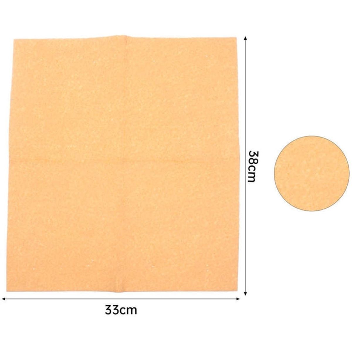 GENERICO - Paño Multiuso Microfibra Limpieza 1 Pieza 38x33Cm