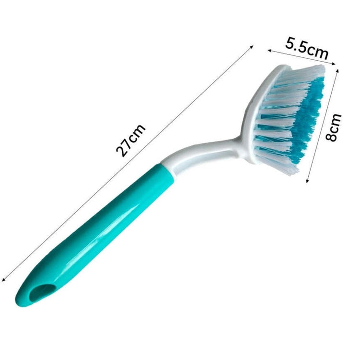 GENERICO - Cepilo De Taza De Baño Con Mango 27Cm