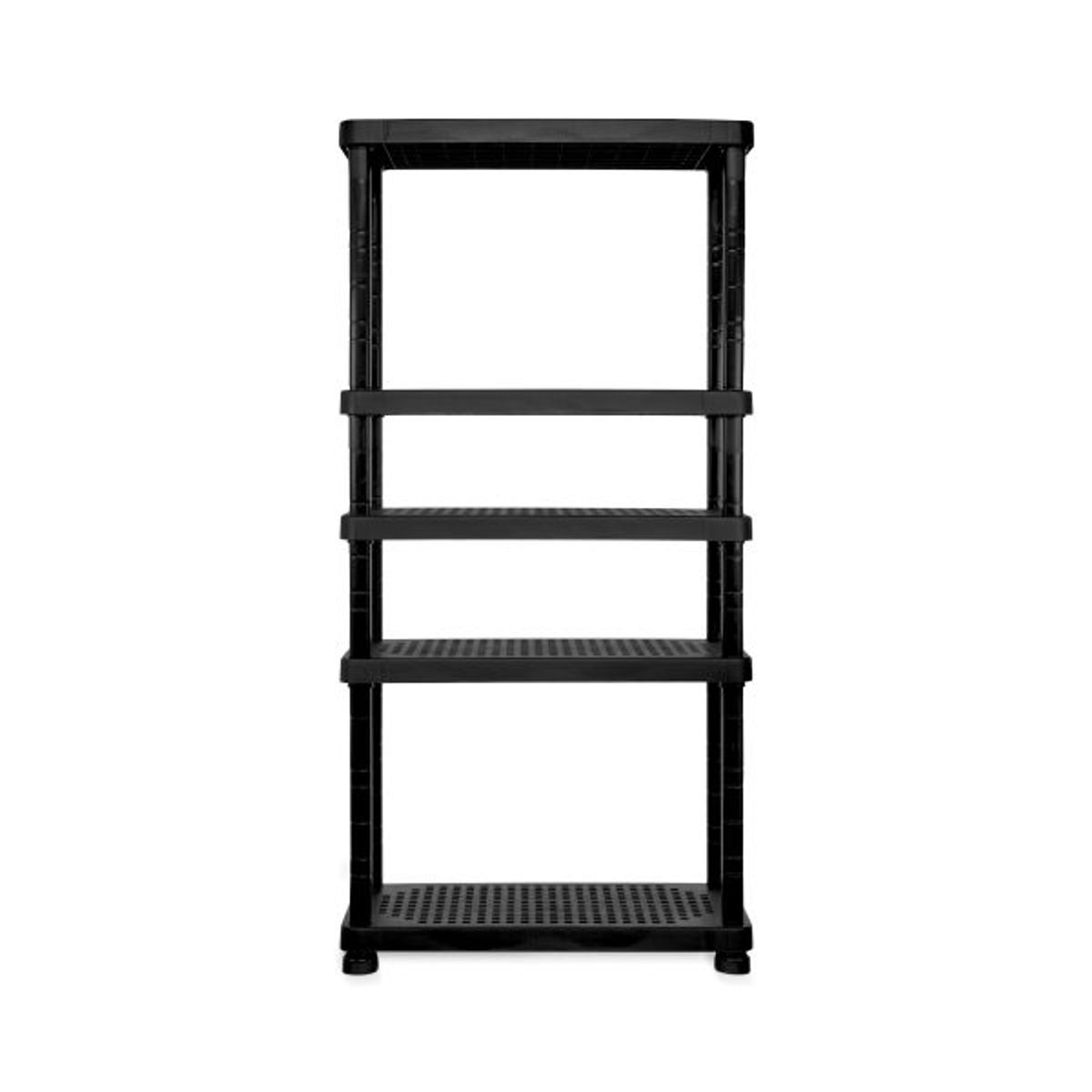 QRUBBER - Estantería Modular 5 Niveles Superforte Negro MQ QRubber