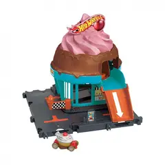 MATTEL - HTN77 HOT WHEELS CITY LETS RACE HELADERIA