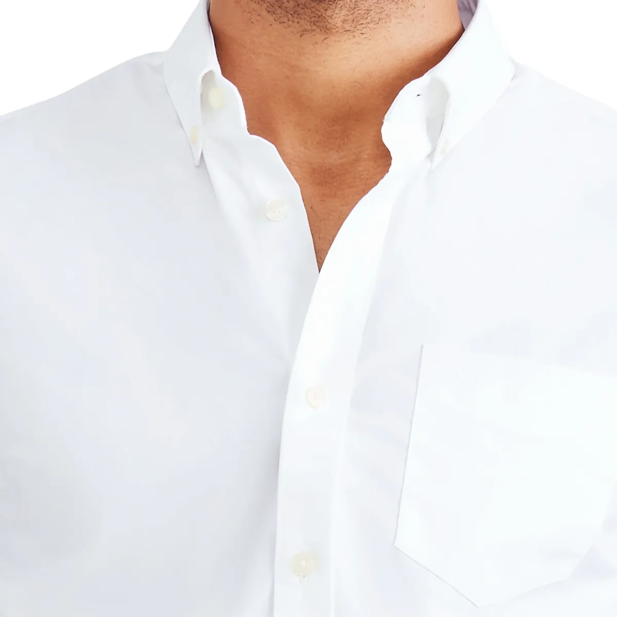 DOCKERS - Camisa Hombre Sig Stain Defender Classic Fit Blanco Dockers