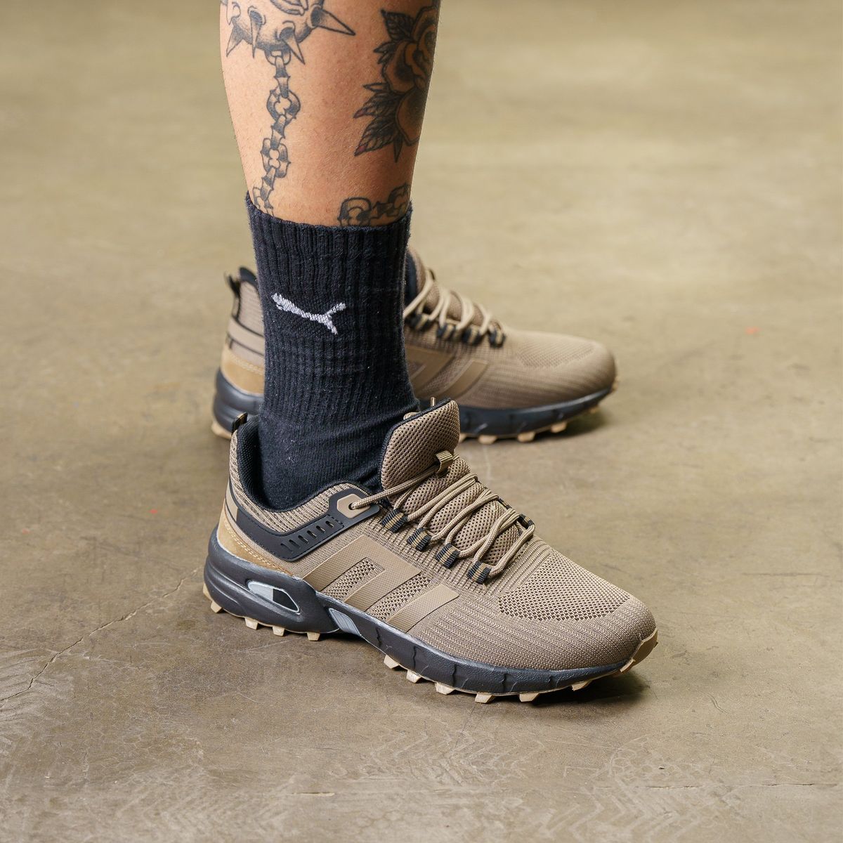 APOSTOL - Zapatilla Hombre Caqui Burke Chinitown