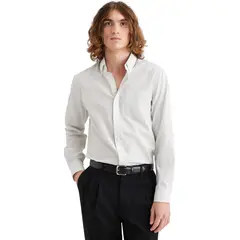 DOCKERS - Camisa Hombre Long Sleeve Signat Classic Fit Gris