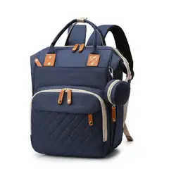 GENERICO - Mochila pañalera maternal azul