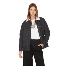 JACINTA TIENDA - Chaqueta James denim negra
