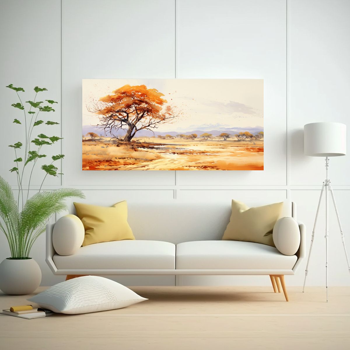 GENERICO - Cuadro Decorativo Abstracto De Lienzo De Alta Calidad En Ton 160x80cm