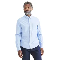 DOCKERS - Camisa Hombre Casual Regular Fit Light Blue Wash