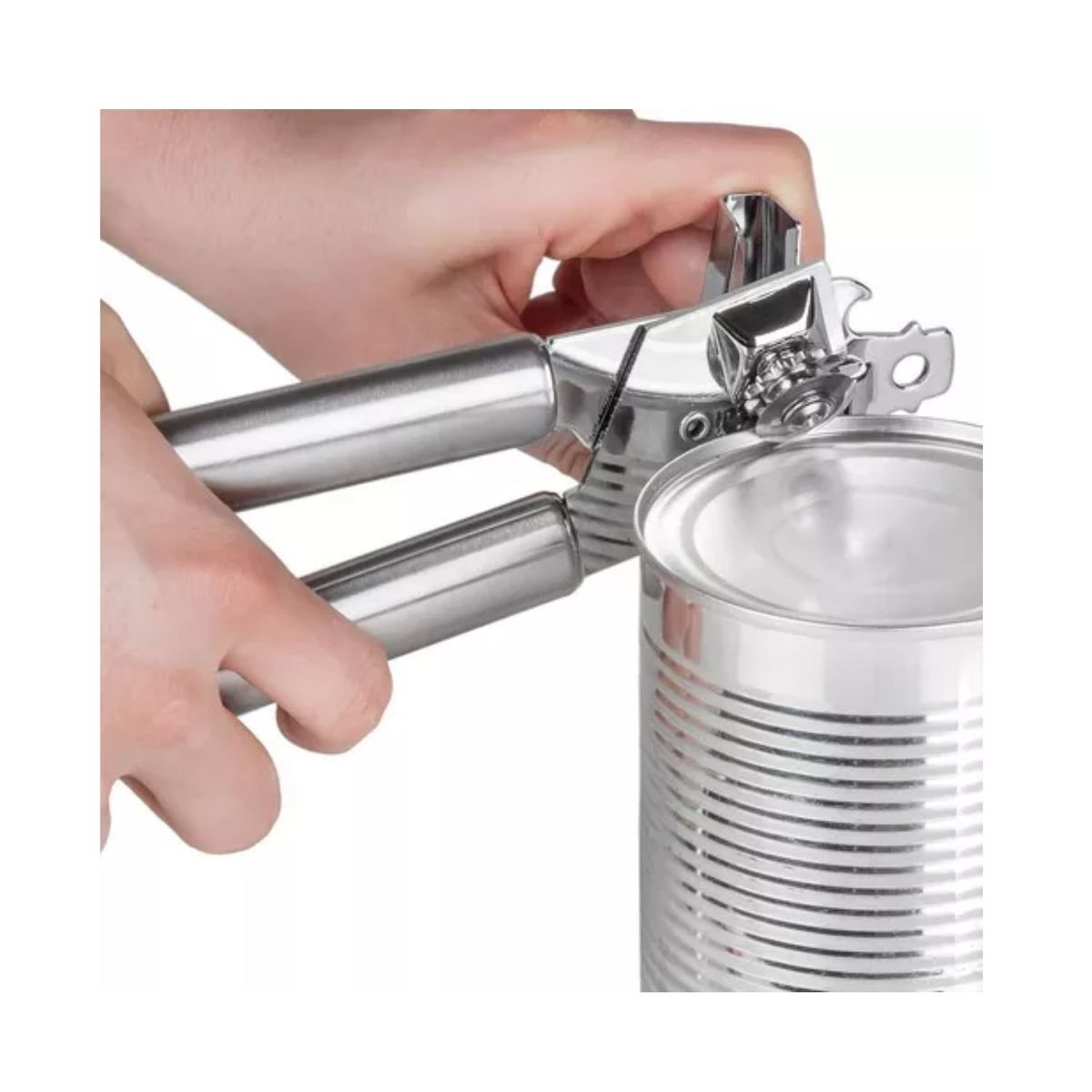 GENERICO - Abrelatas Tipo Mariposa Acero Botella Lata 20,5cm