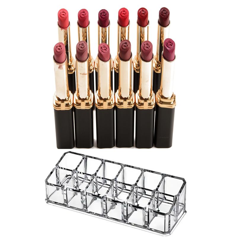 LOREAL PARIS - Set Labiales Color Riche Volume LOréal Gratis Organizador