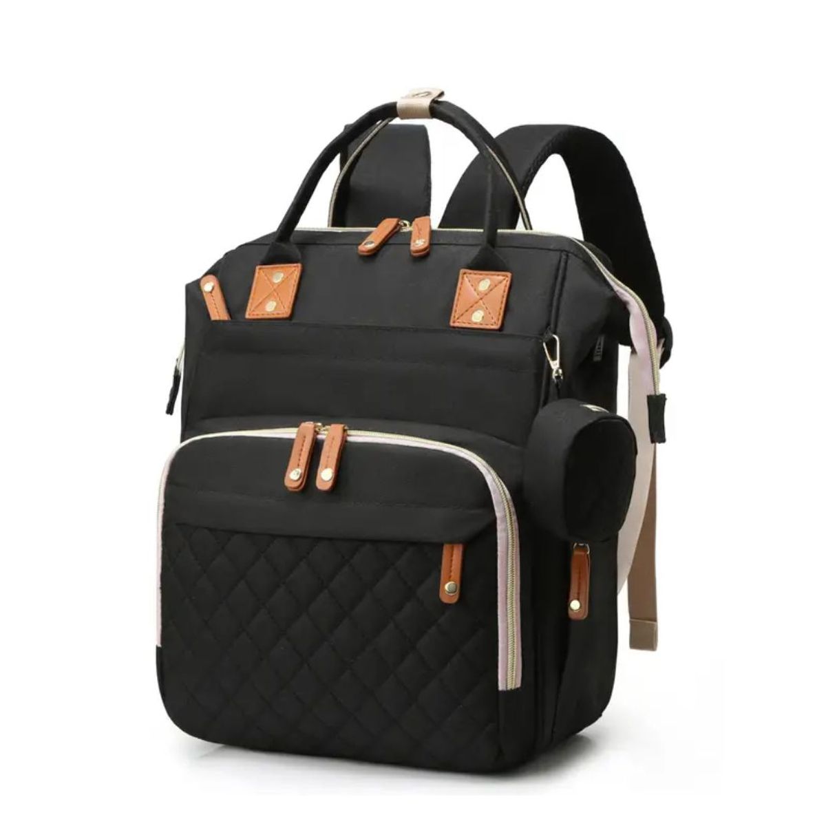 GENERICO - Mochila pañalera maternal negra