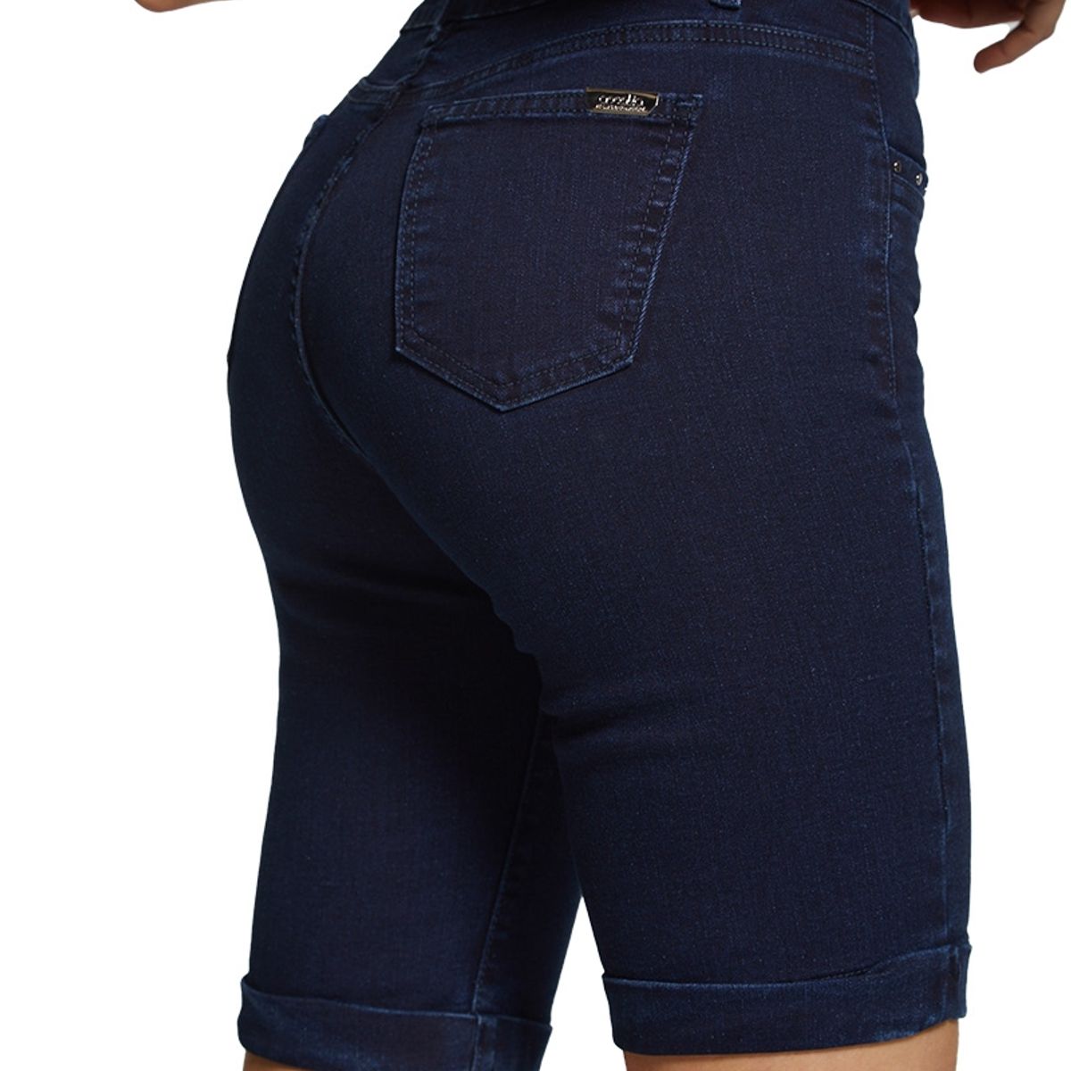 AMALIA JEANS - Short Bermuda Mujer 4455 Azul Amalia Jeans