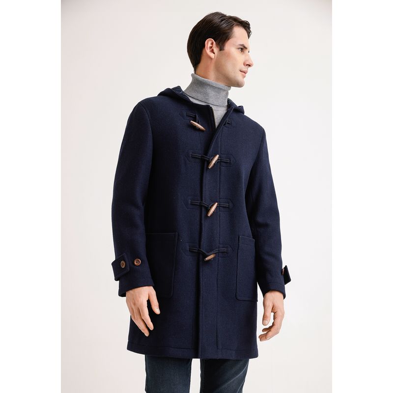 PERRY ELLIS - Montgomery Hombre Liso Lana Navy Perry Ellis