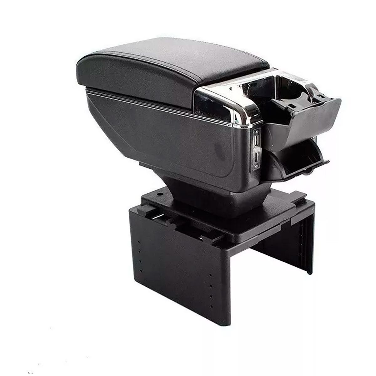 GENERICO - Portavaso Apoya Brazos Auto Universal Base Extensible 7 Usb