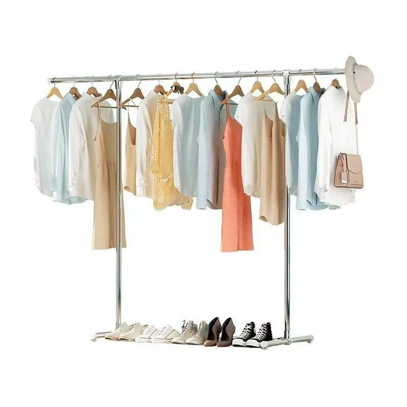 GENERICO - Tendedero De Ropa Simple Perchero Colgador Plegable Movil