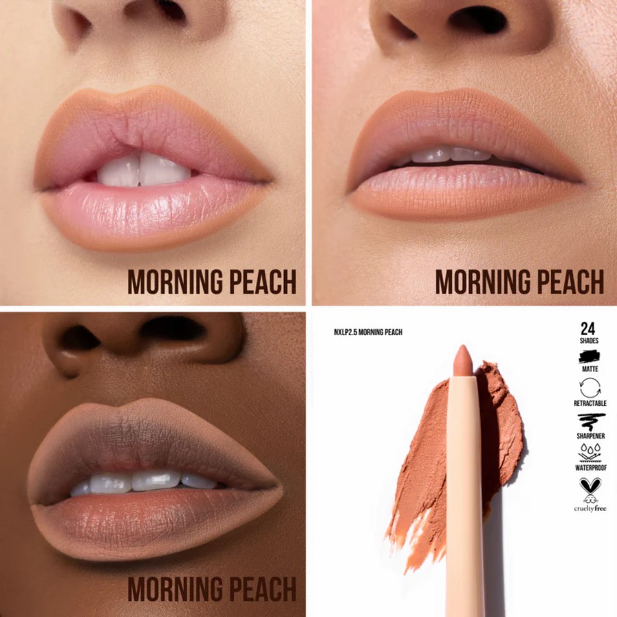 BEAUTY CREATIONS - Delineador Para Labios Beauty Creations Nude X Morning Peach
