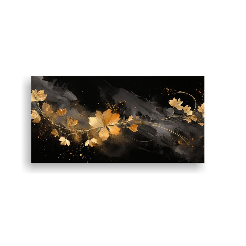 GENERICO - Lienzo De Tela Decoración Clásica Con Ambiente Neonoir En  160x80cm