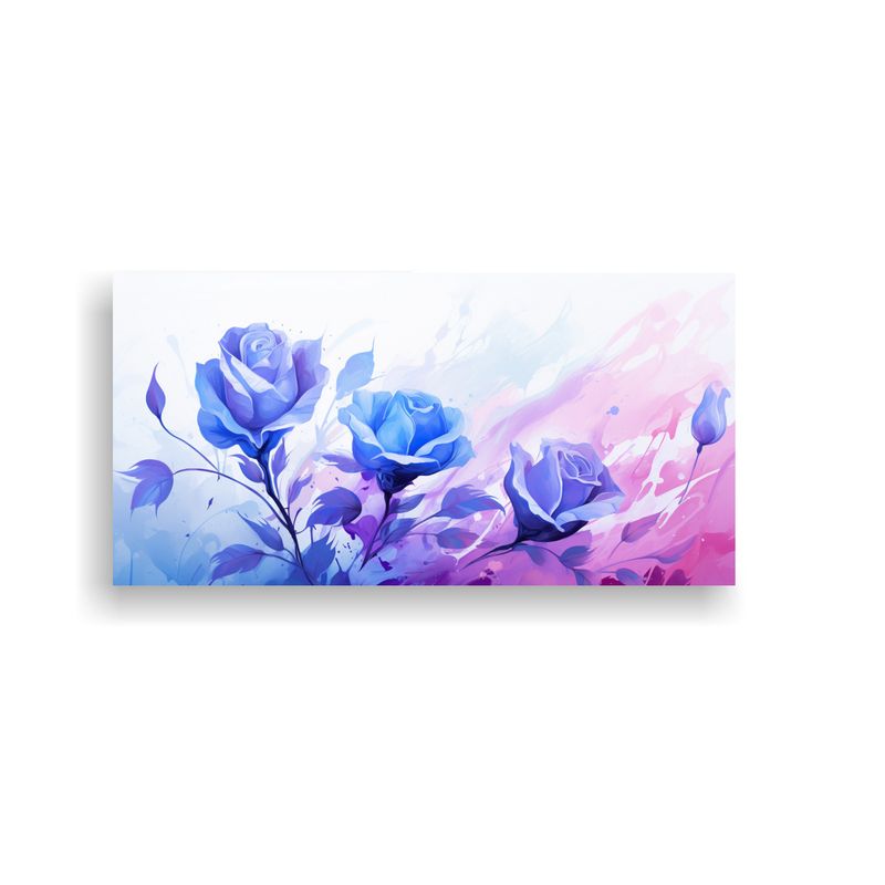 GENERICO - Pinturas Decorativas Estilo Neonoir En Lienzo único Púrpur 160x80cm
