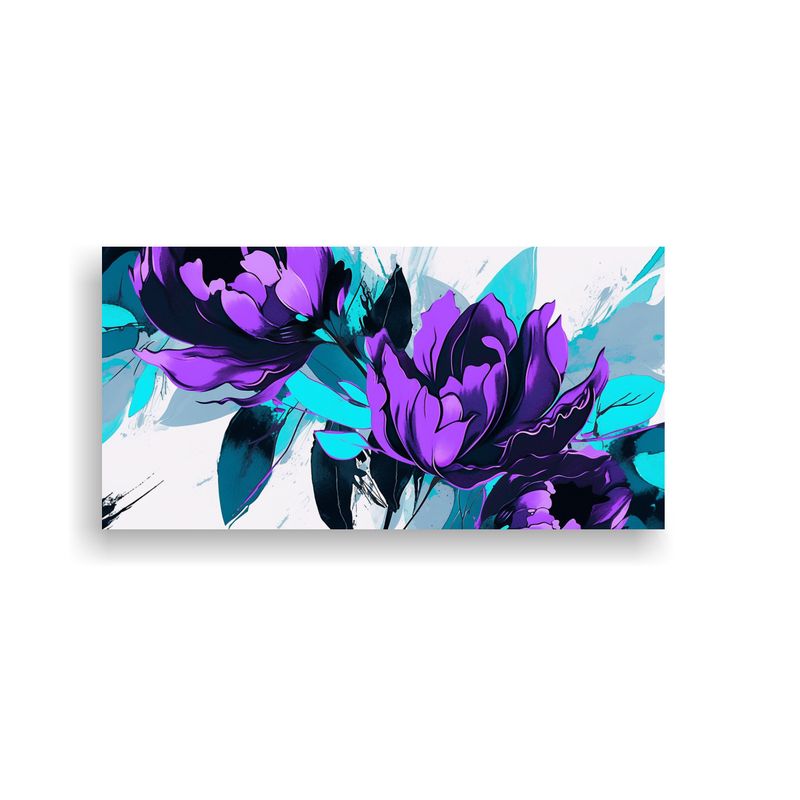GENERICO - Pinturas Decorativas En Atmósfera Neonoir En Colores Púrpu 160x80cm