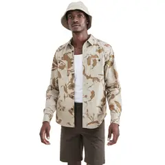 DOCKERS - Camisa Hombre Work Regular Fit Café