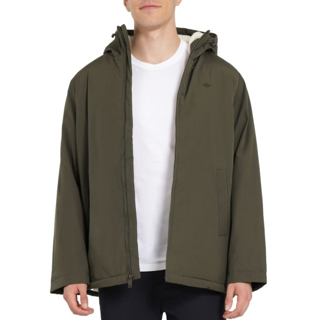 DOCKERS - Chaqueta Hombre Arctic Hooded Slim Fit Verde Dockers
