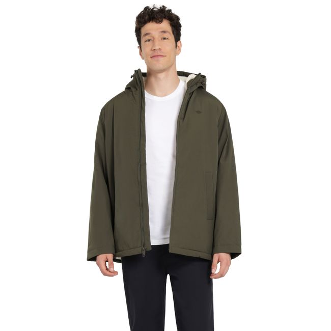 DOCKERS - Chaqueta Hombre Arctic Hooded Slim Fit Verde Dockers
