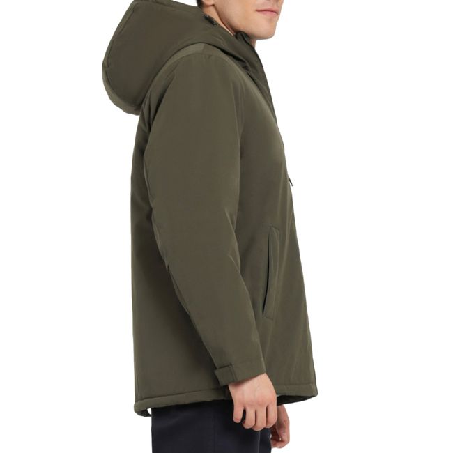 DOCKERS - Chaqueta Hombre Arctic Hooded Slim Fit Verde Dockers