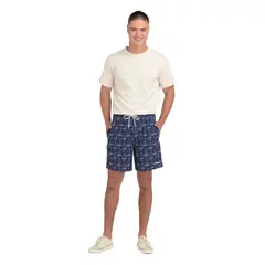 DOCKERS - Traje de Baño Hombre Regular Fit Print Azul