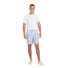DOCKERS - Traje de Baño Hombre Regular Fit Print Celeste