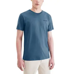 DOCKERS - Polera Hombre Graphic Tee Slim Fit Azul Oscuro